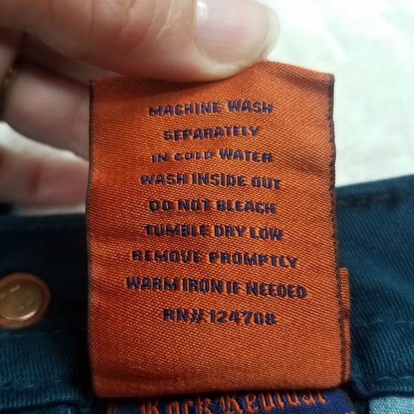 Rock Revival SASHA Skinny Dark Green Jeans Sz 29 - Picture 8 of 8